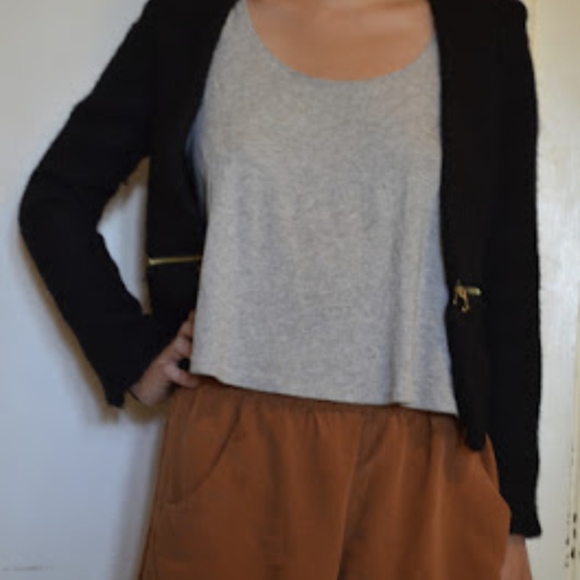 Cropped knit jacket - Picture 2 of 5